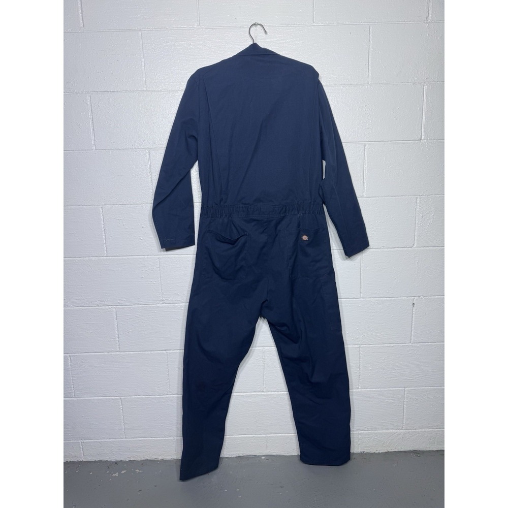 Dickies Navy Blue Coveralls Jumpsuit Size L Regular Work Wear Mechanic - Picture 4 of 10